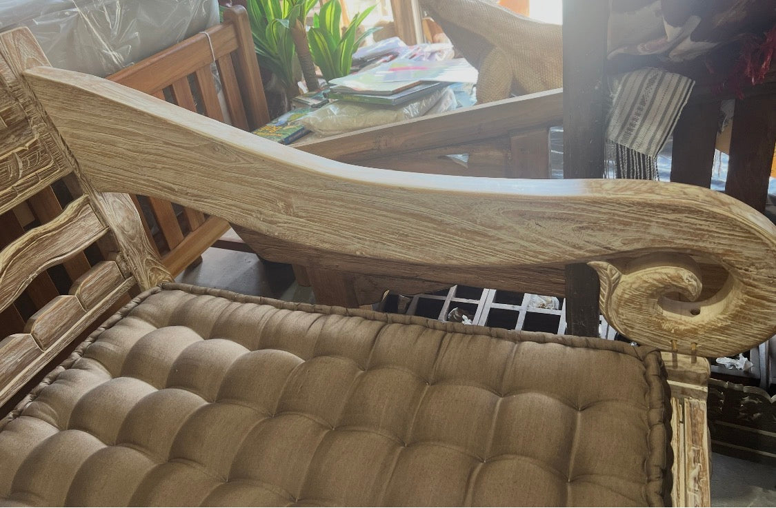 Daybed Mattress 190cmx90cmx10cm hand tufted Organic Kapok filling
