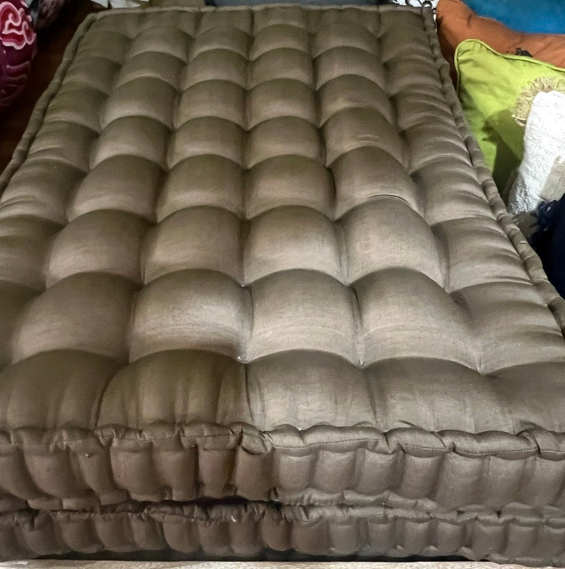 Daybed Mattress 190cmx90cmx10cm hand tufted Organic Kapok filling