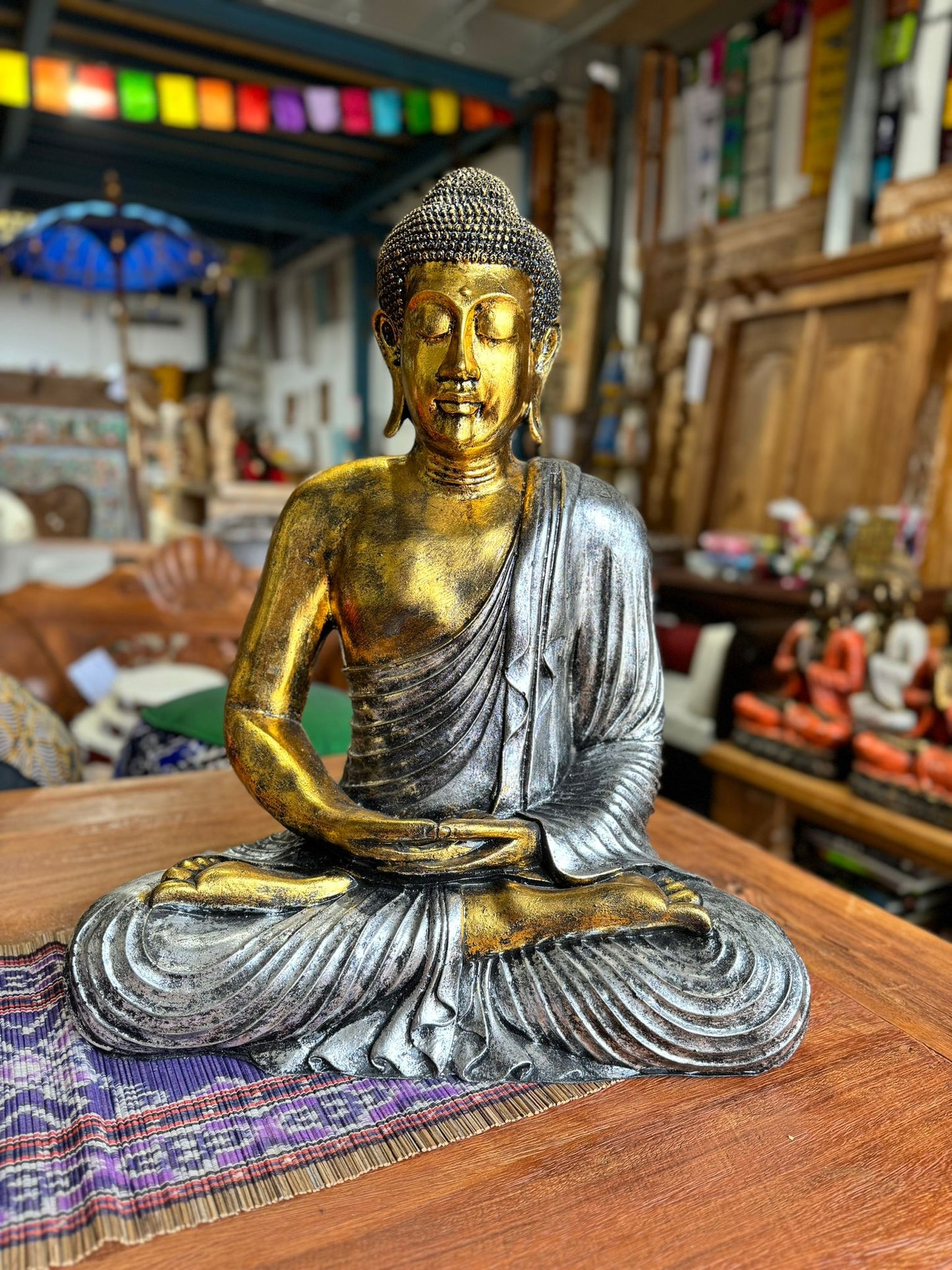 Resin Sitting Meditation Buddha 55cm