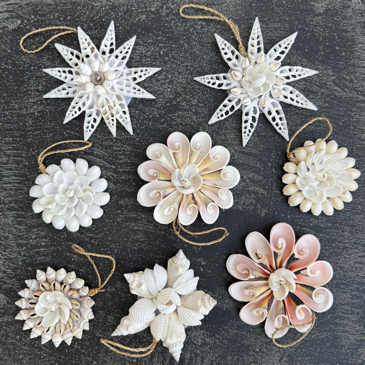 Shell Handicraft Star decorations