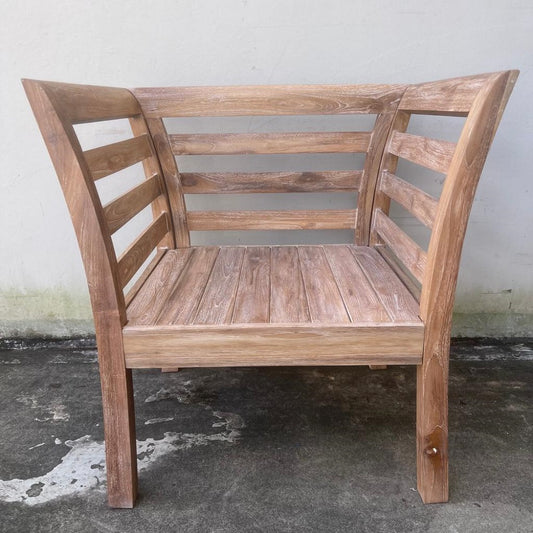 Teak Indoor - Outdoor Chair Creamwash or Chocolate