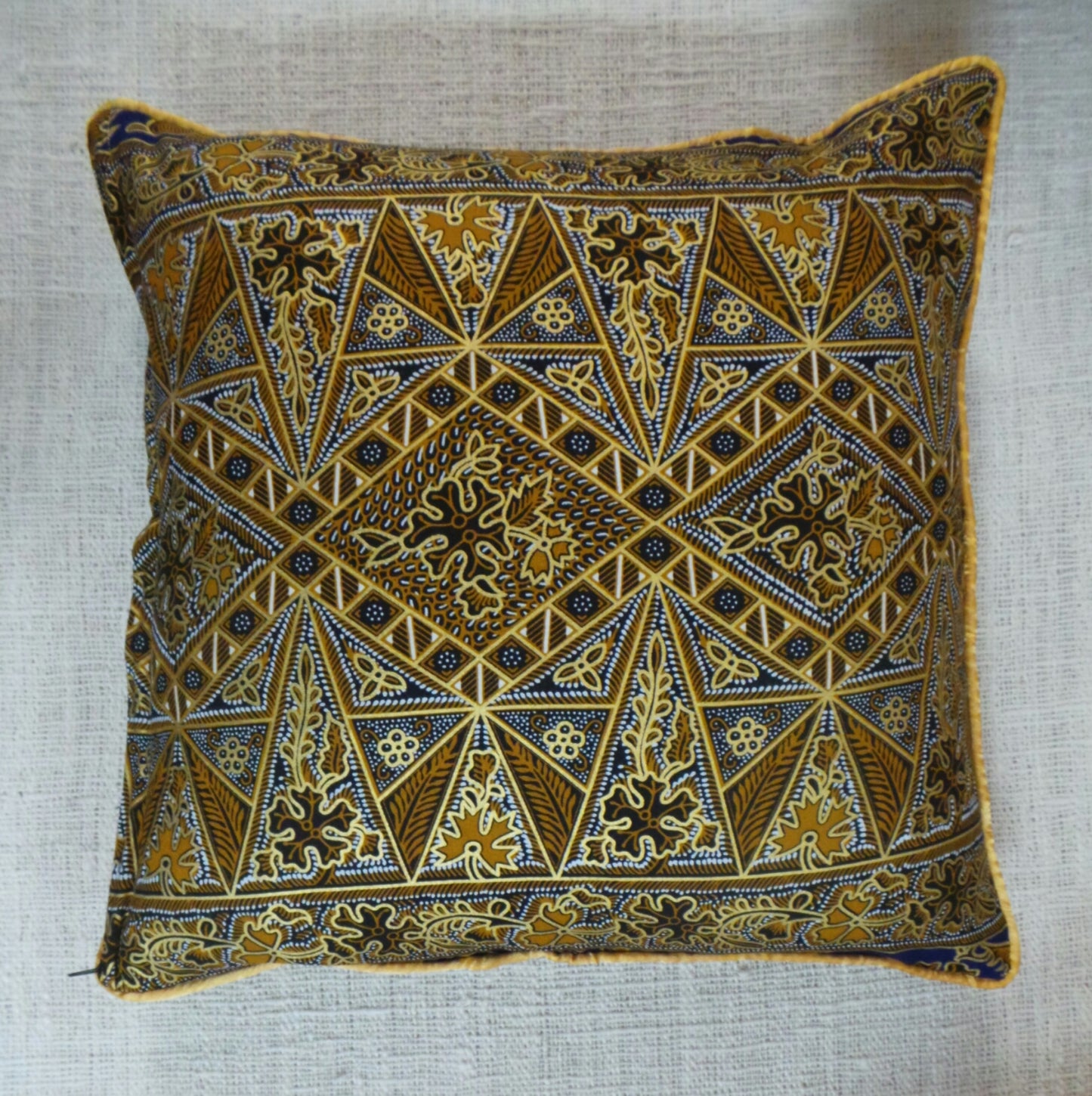 Batik Bird Centre Print Cushion Cover 45cm x 45cm