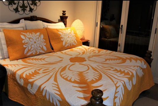 Bedsheet King Cotton Hand Painted Batik with Pillow Covers