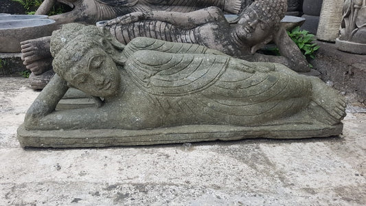 Buddha Reclining (Nirvan) position Greenstone 120cm