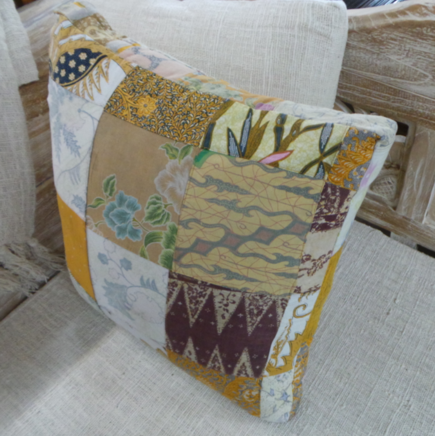 Vintage Batik Cushion Cover 40cm x 40cm