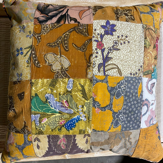 Vintage Batik Cushion Cover 60cm x 60cm