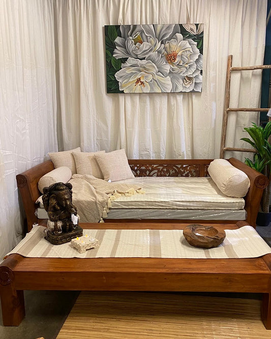 Batubulan Yanto Recycled Teak Daybed  Single size (Natural)