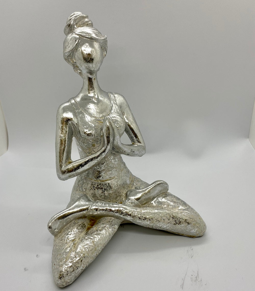 Yoga Lady Meditation Statue