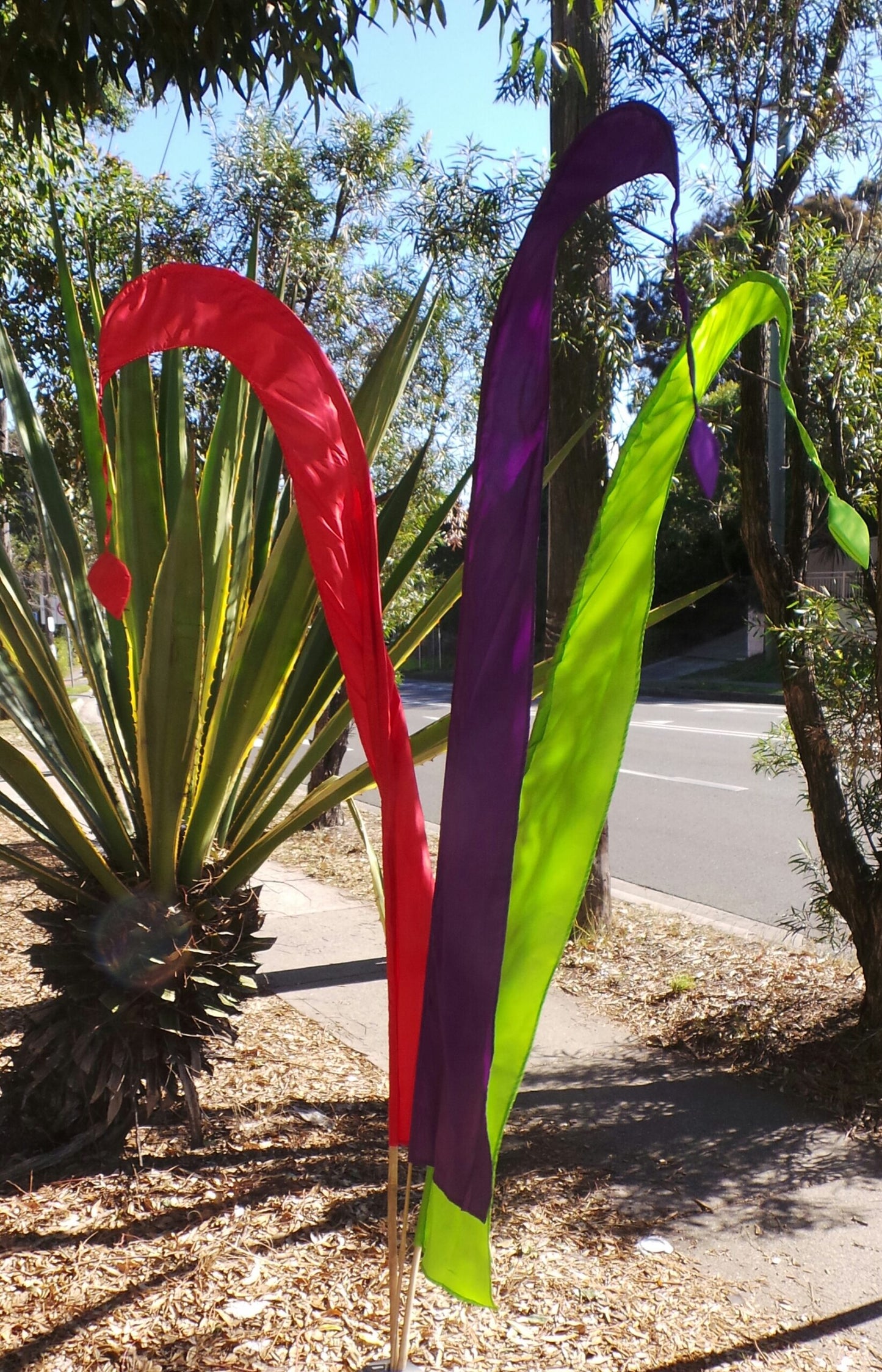 Polyester Flag on 1.5mtr bamboo stick