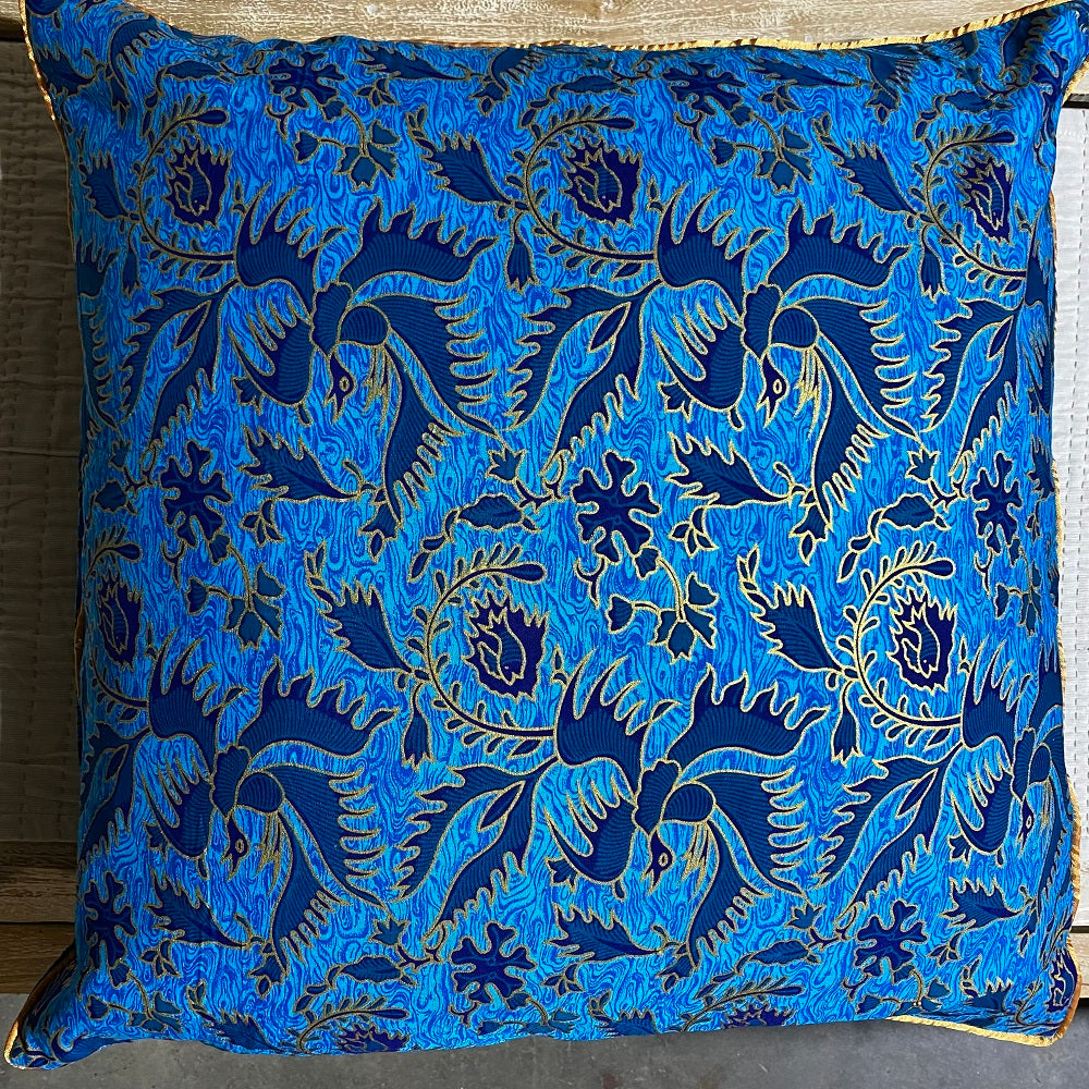 Batik Bird Print Cushion Cover European 60cm x 60cm