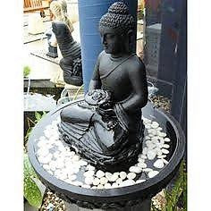 Water feature Buddha on bowl