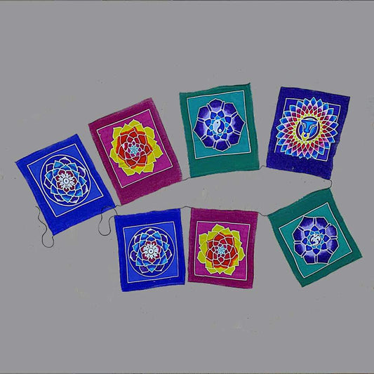 Mandala Bunting flags Hand Batik