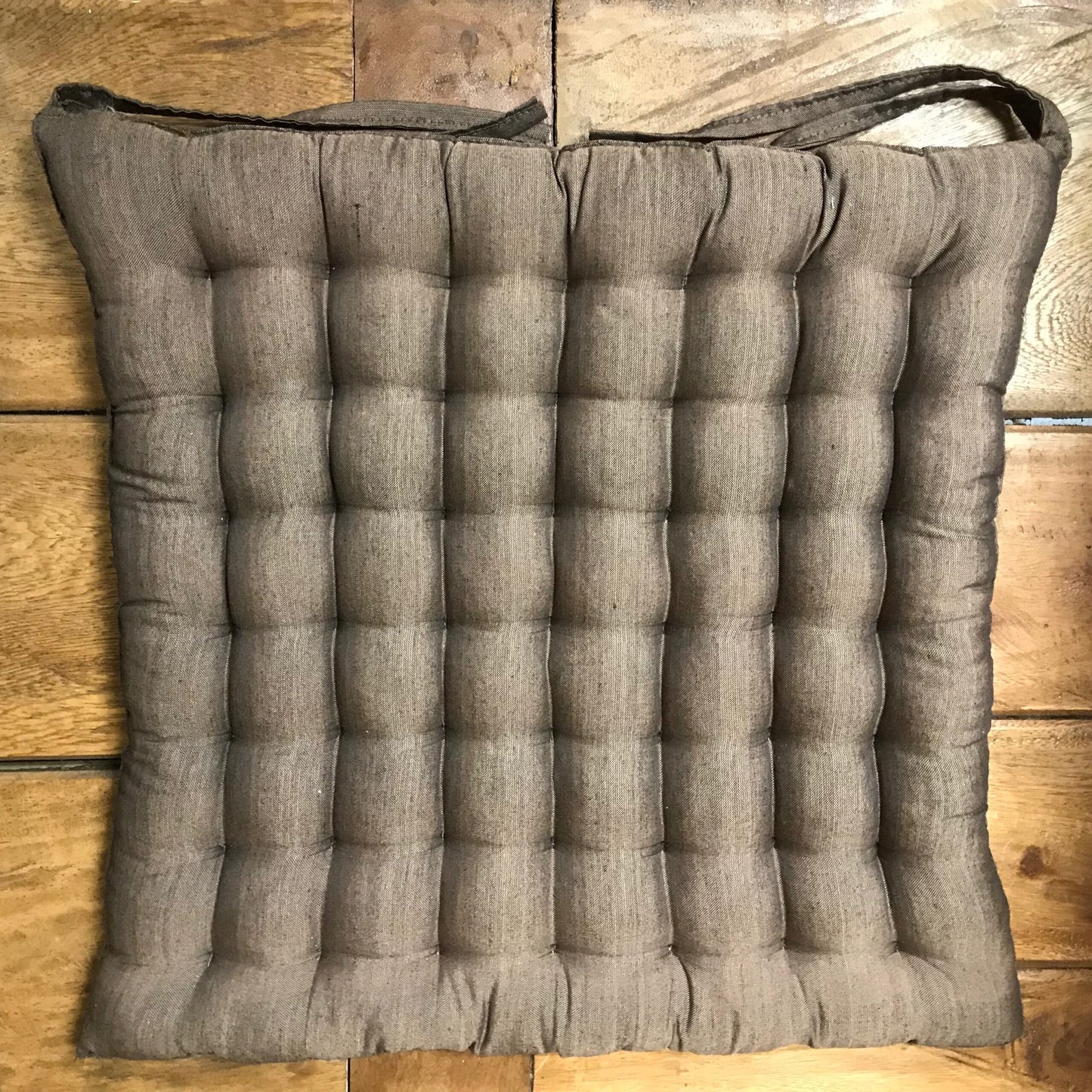 Cotton Covered Organic Kapok Filled Seat cushion 40cm x 40cm