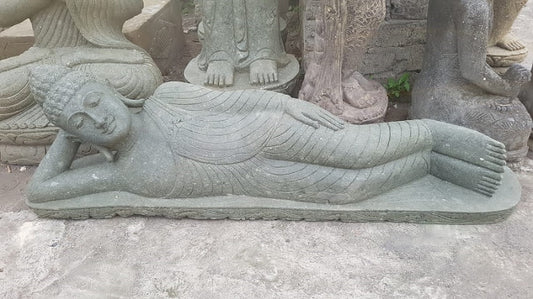 Buddha Reclining 150cm (Nirvana position) Greenstone